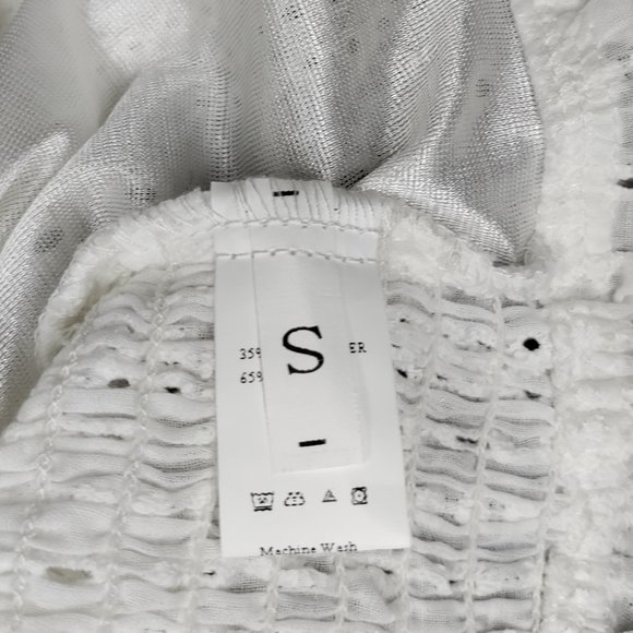 White Crop Top - Picture 6 of 7